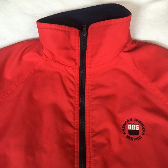 #72 Polar fleece Sportmaster American Breeders Service Full-Zip Jacket M USA - Picture 1 of 8